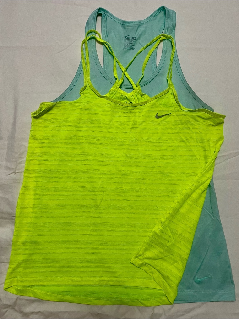 Nike Dri-FIT Workout Tank Tops Set of 2 Size S